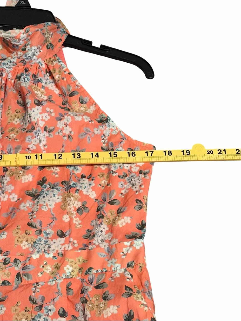 J. Crew Coral Floral Halter Jumpsuit - Picture 3 of 4
